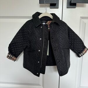 Burberry Black Quilted Kids Puffer Jacket